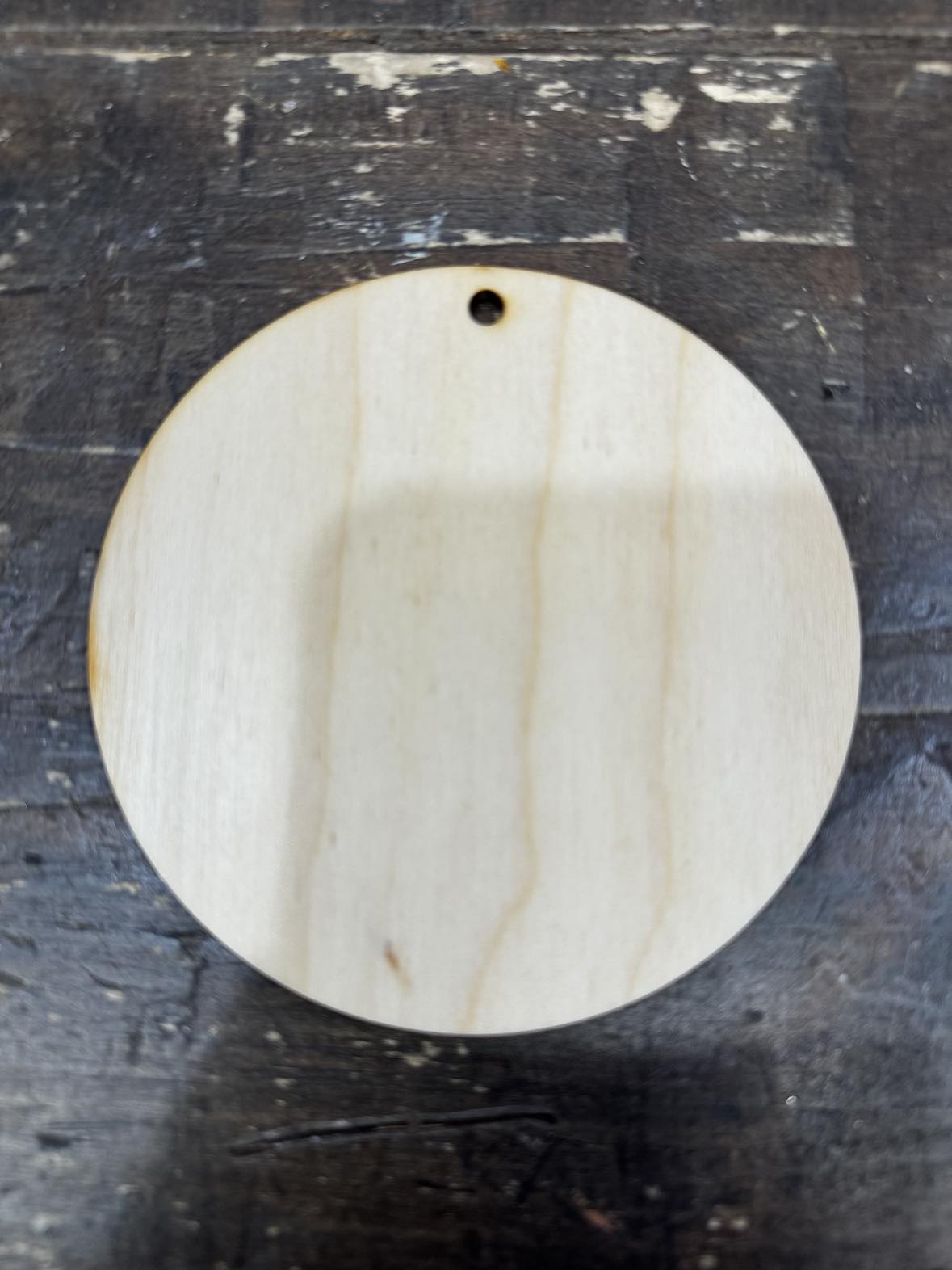 WOODEN BLANK- TAG-4" ROUND