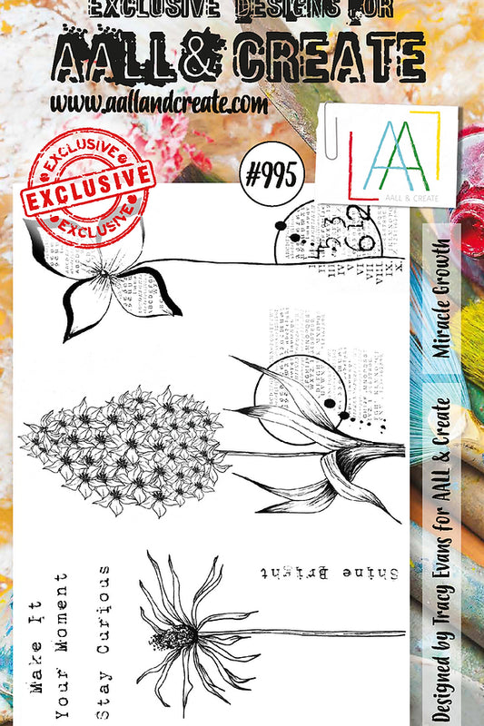 AAL & CREATE-STAMP #594 - #995 - A6 Stamp Set - Miracle Growth