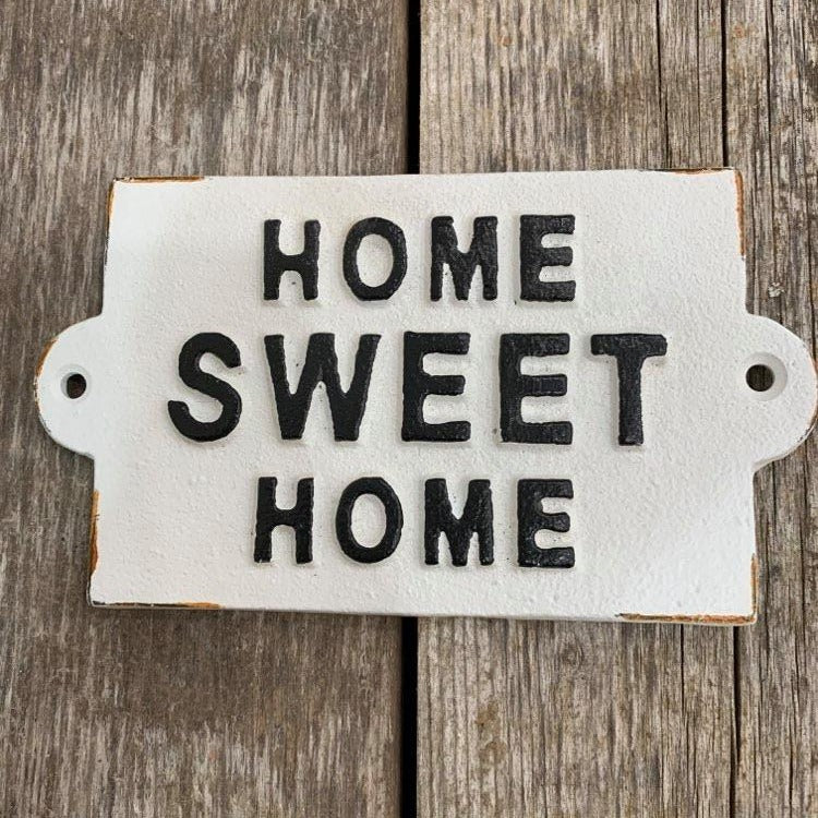 SIGN IRON HOME SWEET HOME