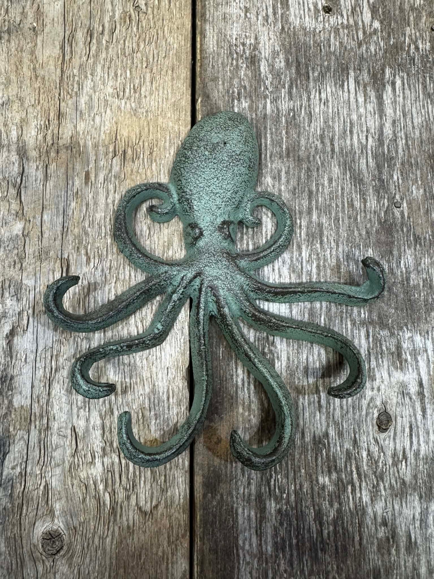 OCTOPUS HOOK -AGED GREEN