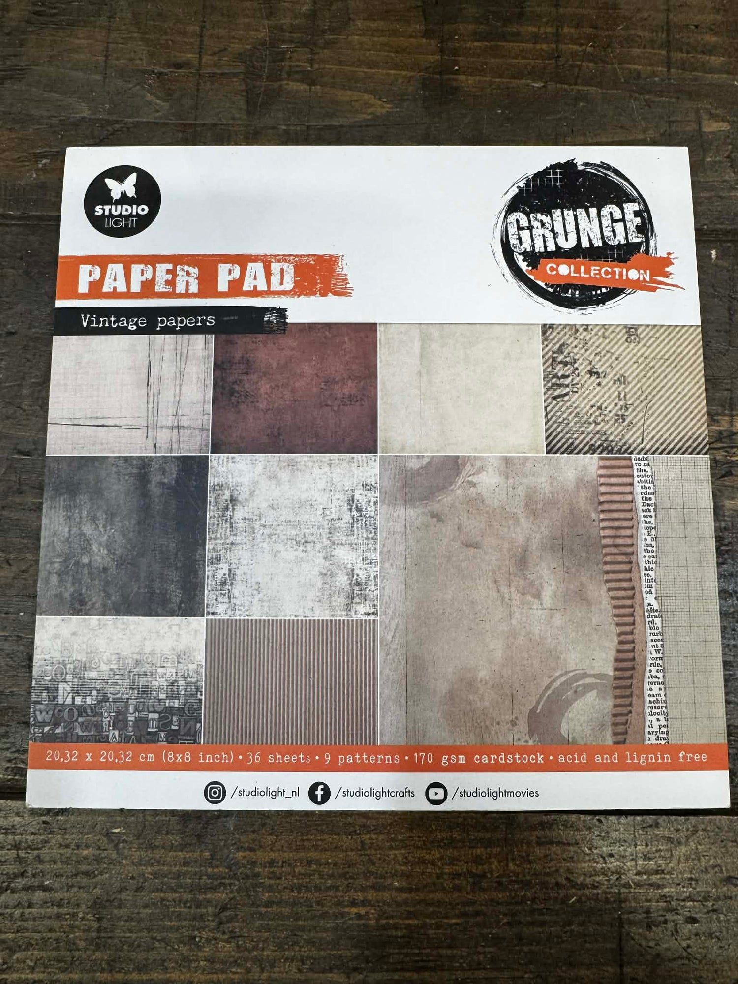 GRUNGE COLLECTION PAPER-STUDIO LIGHT