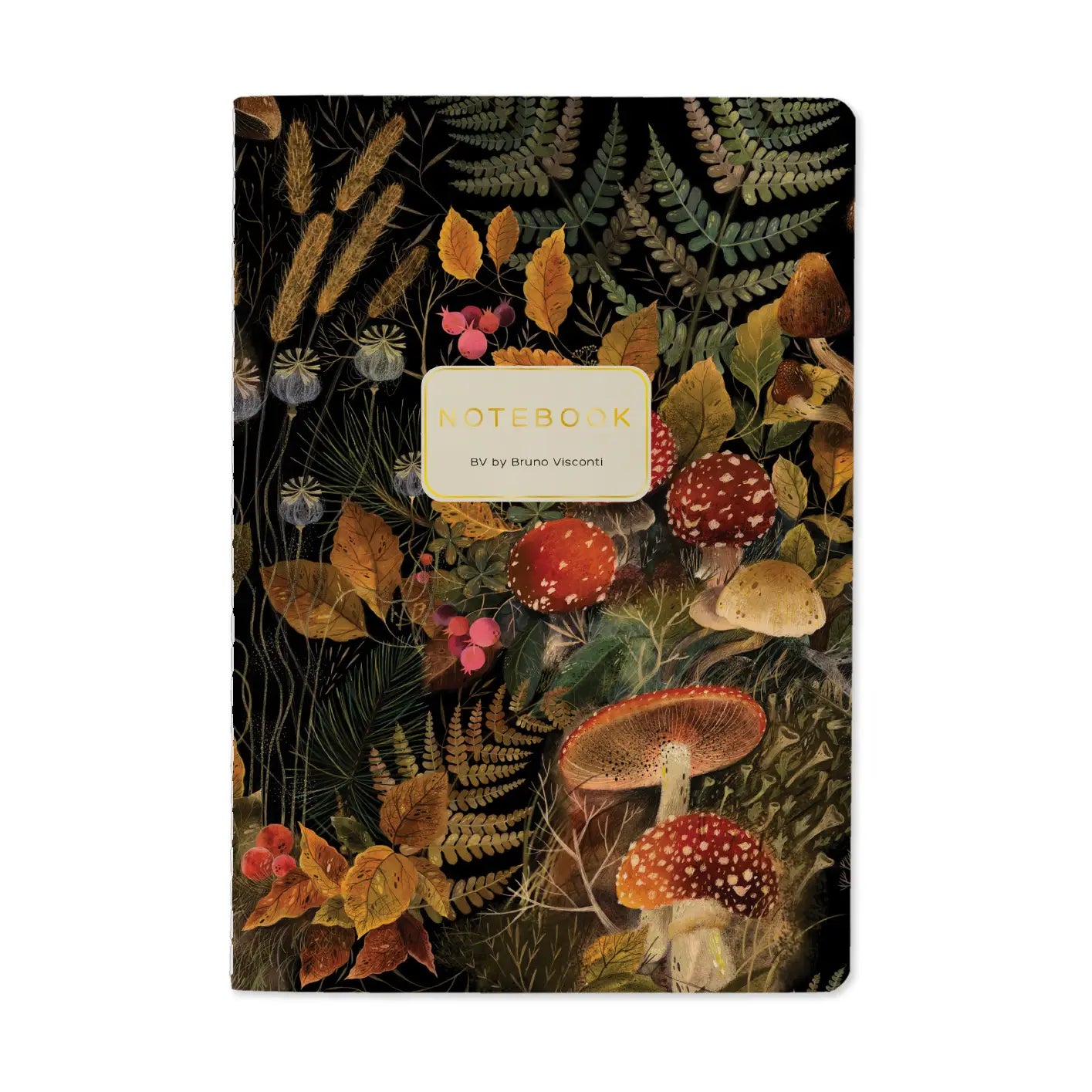 Forest Mushrooms Notebook