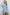 V-Neck 100%Tencel Chambray Tiered Dress VD81038A: Light Denim / M