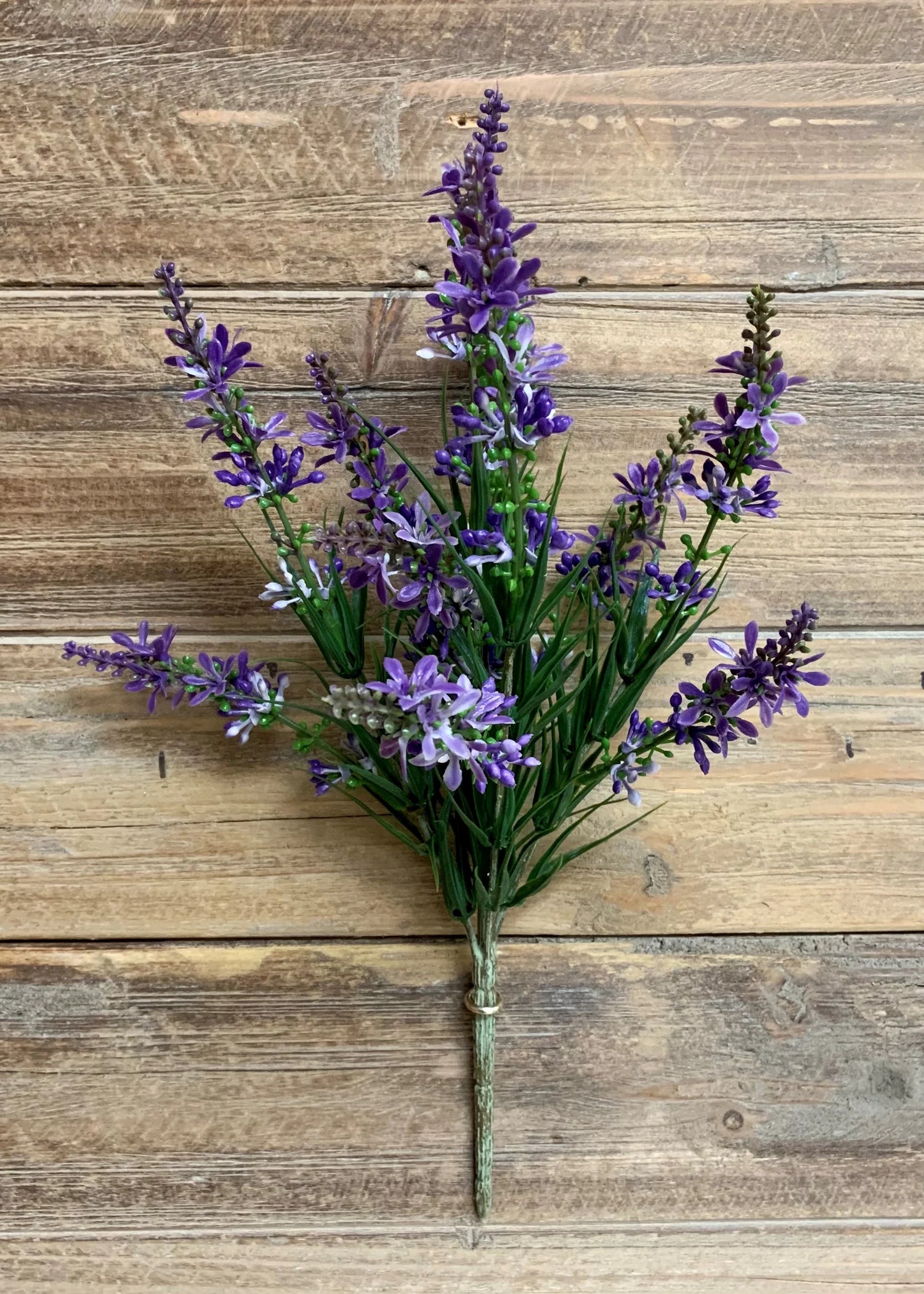 13" PURPLE SWEET VERONICA BUSH WITH 5 STEMS
