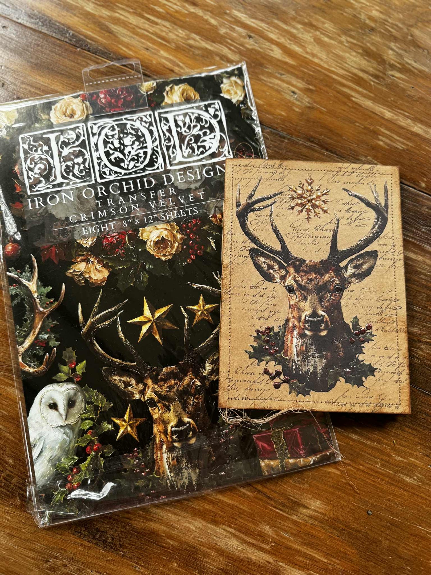 WORKSHOP-CHRISTMAS ENVELOPE JOURNAL & TAGS --Nov 9 @ Noon---please read the description