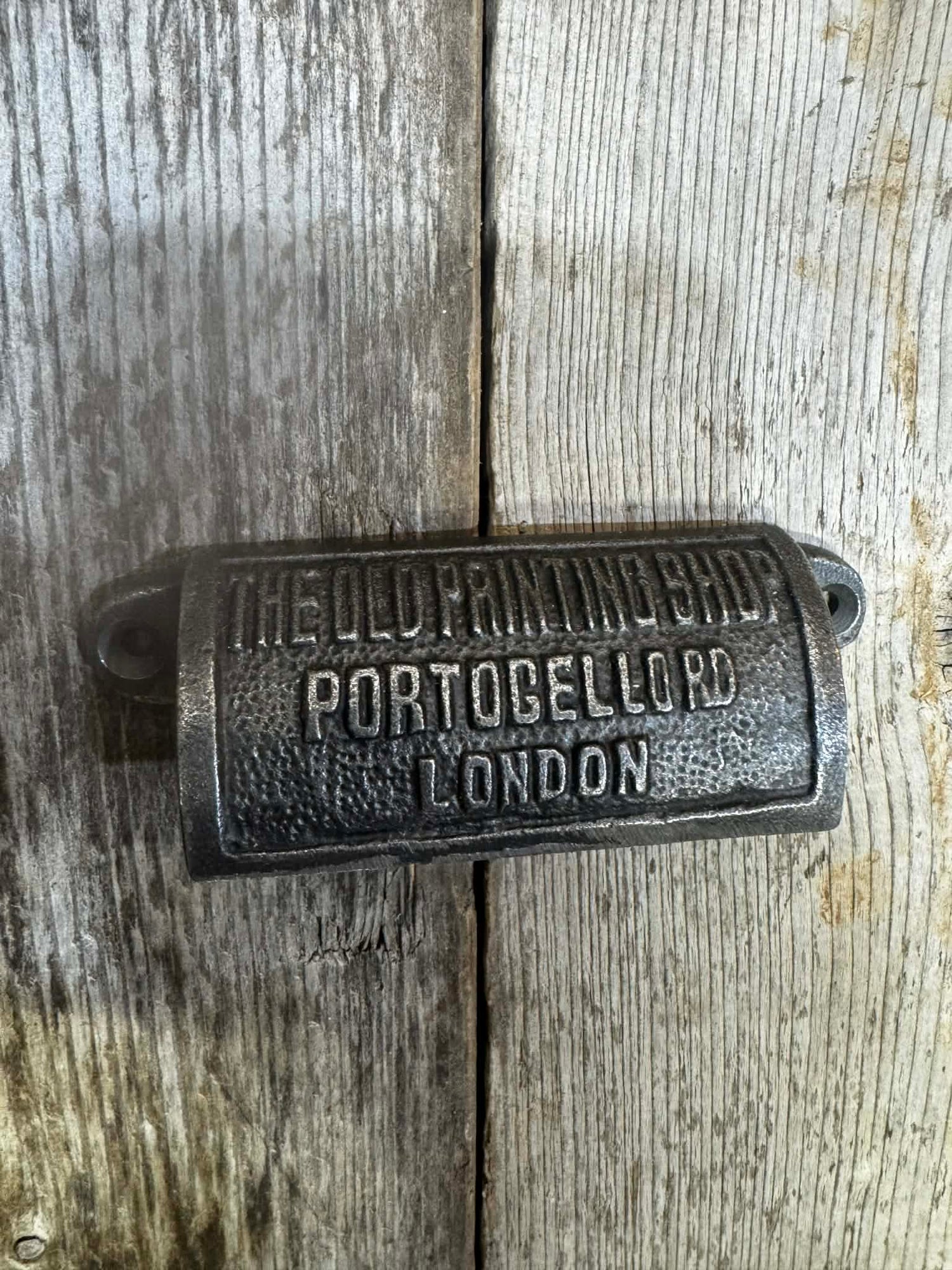 #54  IRON PULL, THE OLD PRINT SHOP