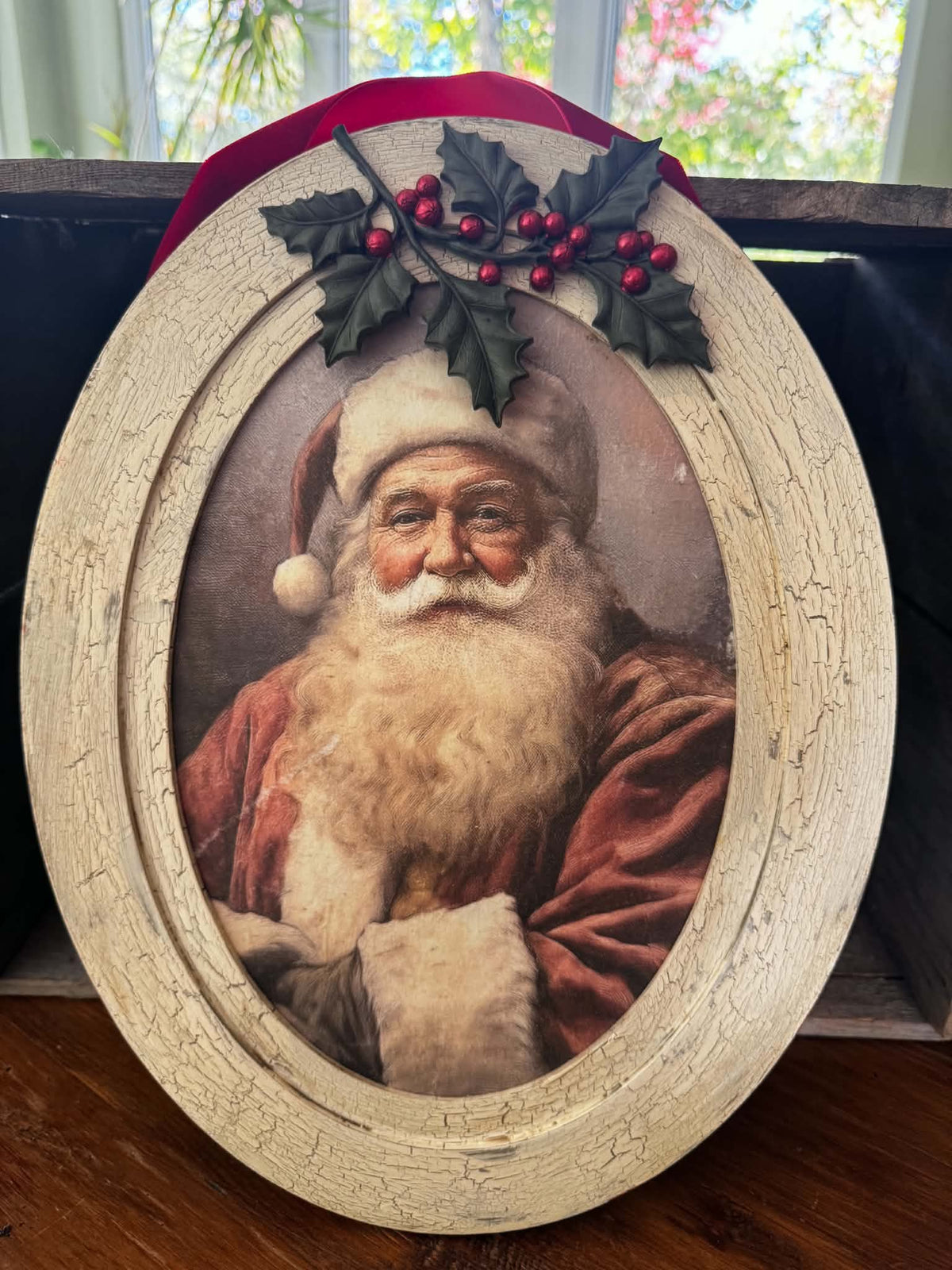 Workshop-OLD SAINT NICK IN OVAL FRAME--NOV 15 @ NOON (Read details in description)