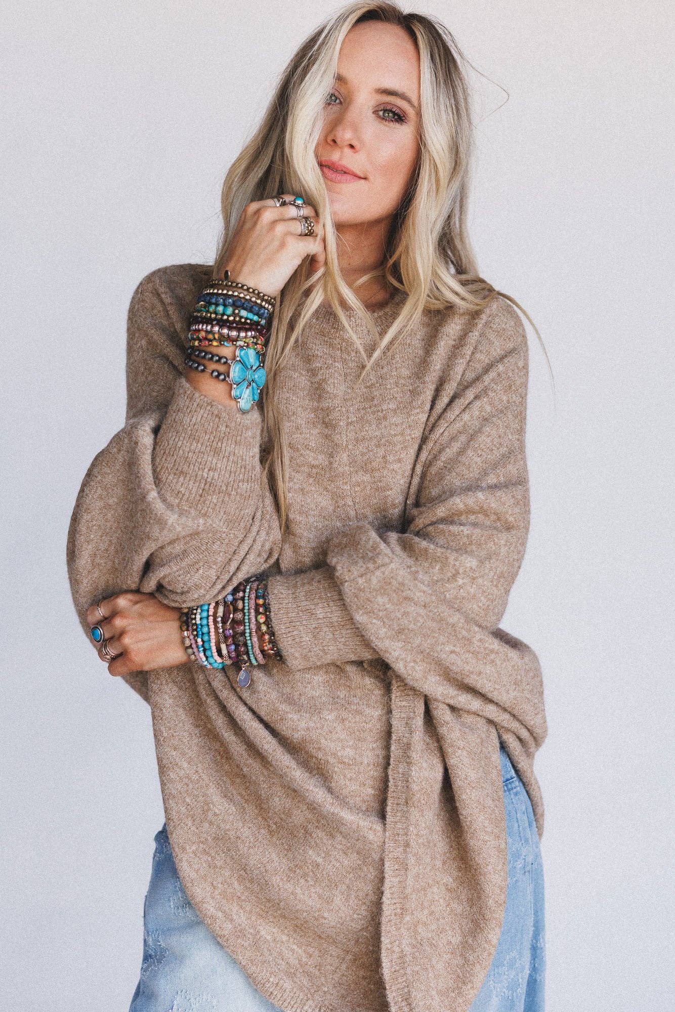 Gwyneth Sweater - Mocha: S/M