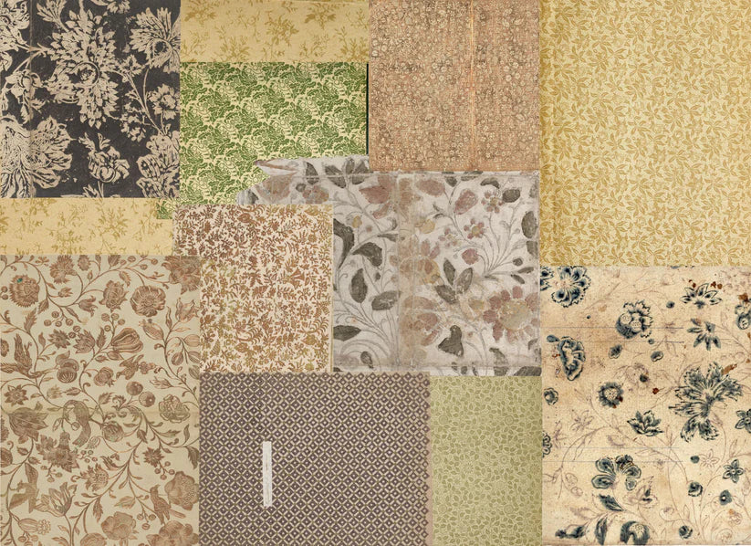 End Papers-ROYCYCLED DECOUPAGE PAPER--NEW RELEASE