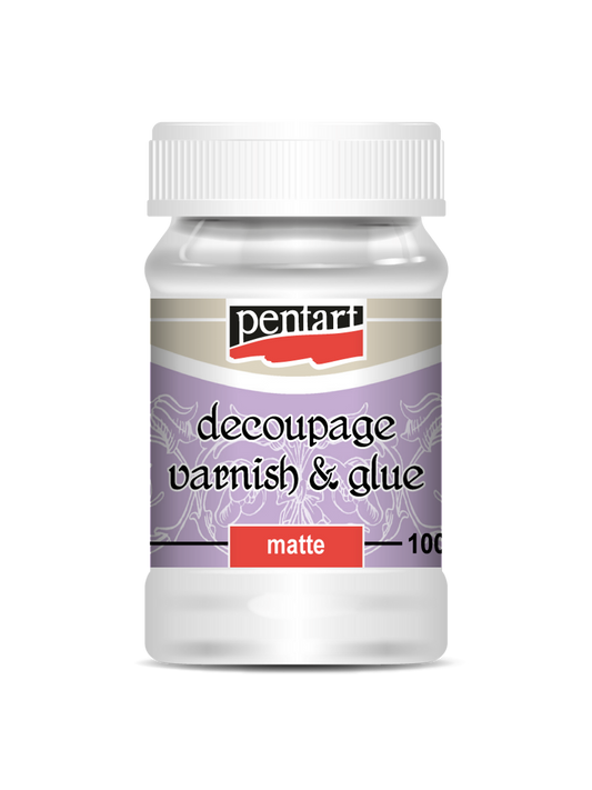 PENTART DECOUPAGE VARNISH & GLUE -MATTE