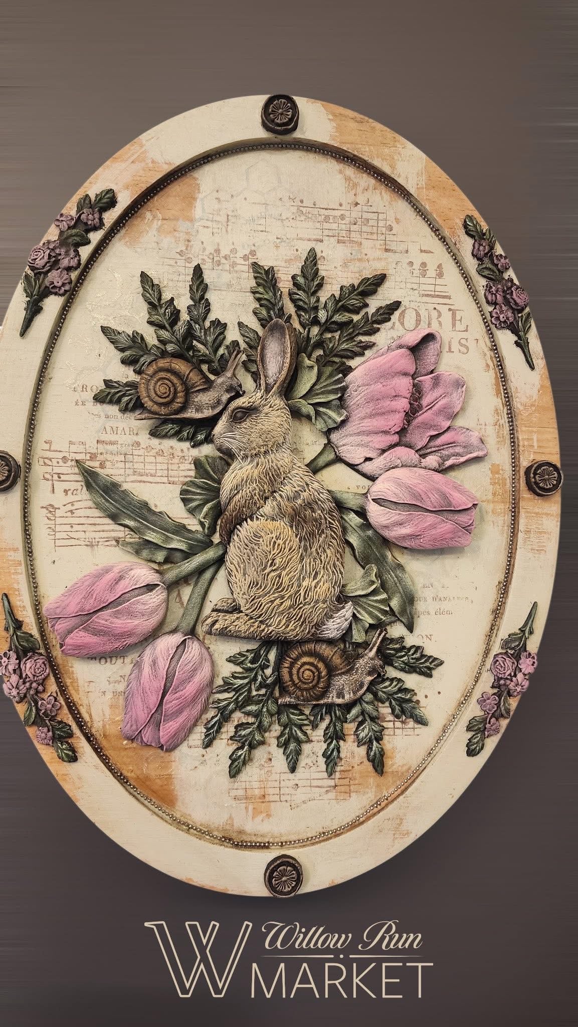 Tulips IOD Decor Mould (6″x10″)