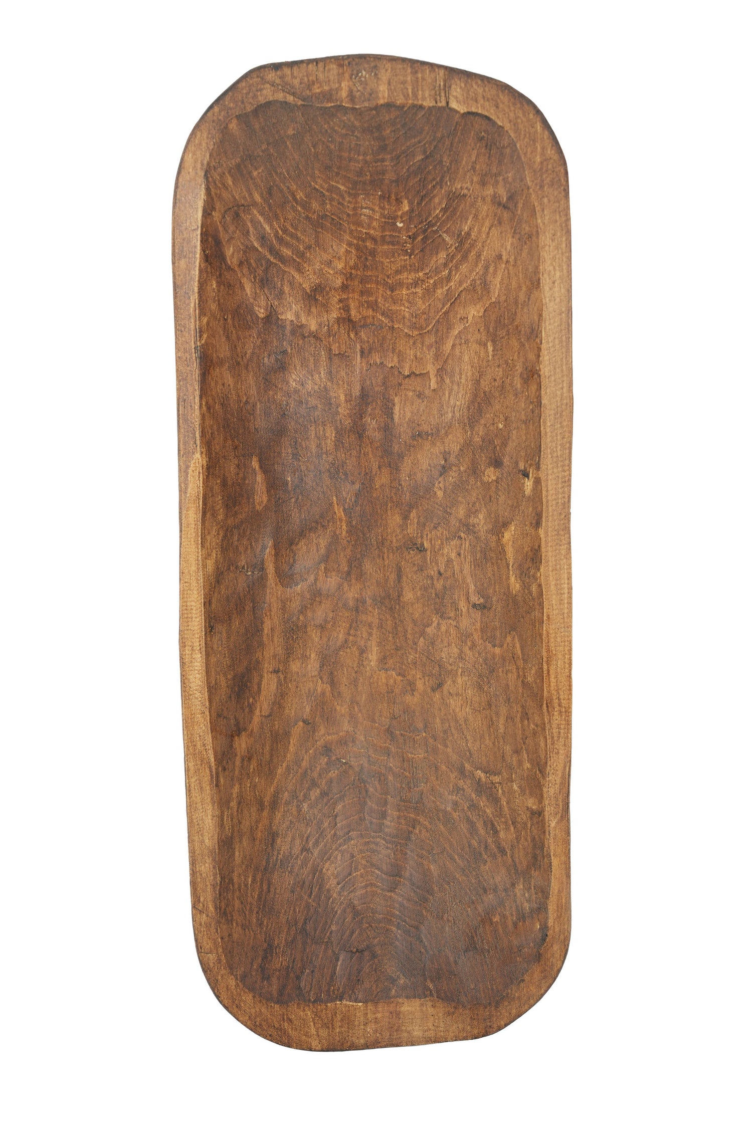 Santa Fe Dough Bowl-Home Decor-7-8W x 17-20L in-Waxed Tone