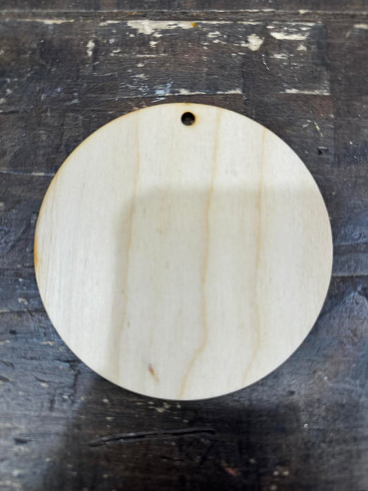 WOODEN BLANK- TAG-3" ROUND