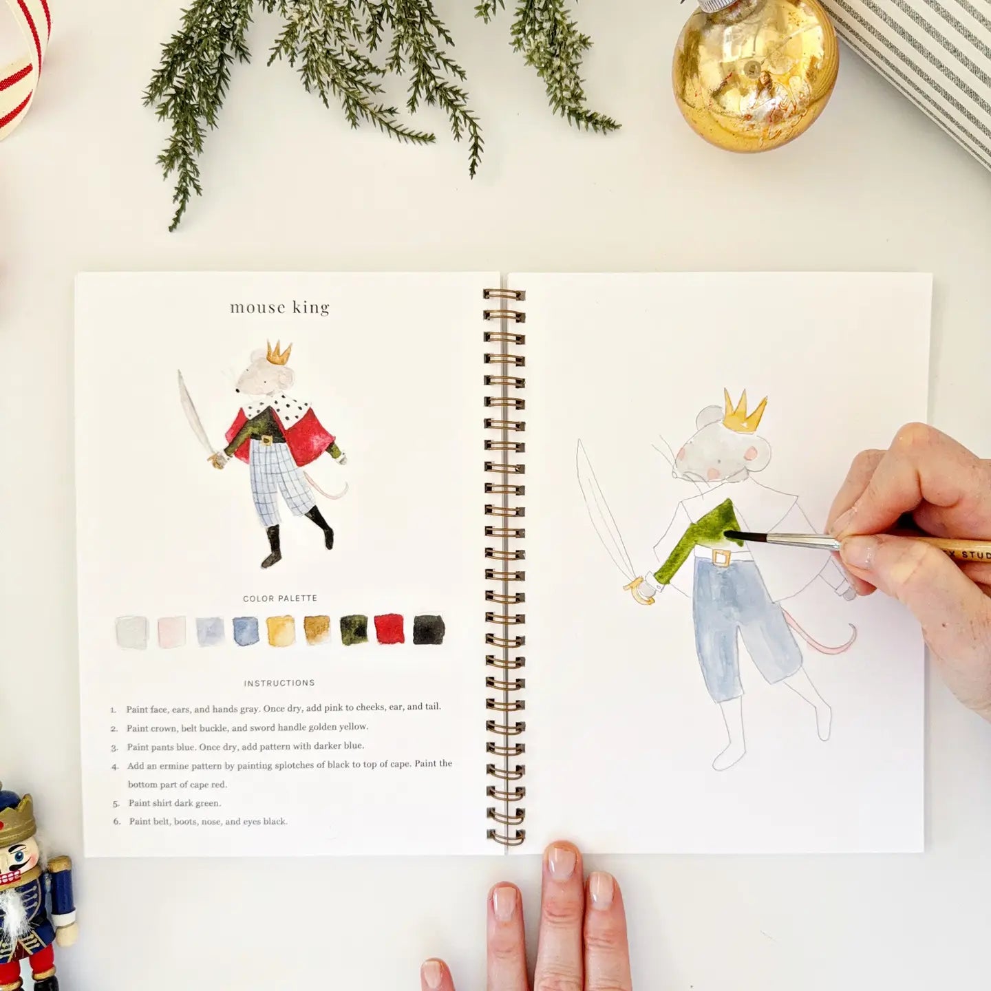Emily Lex Water Colour Books-NUTCRACKER