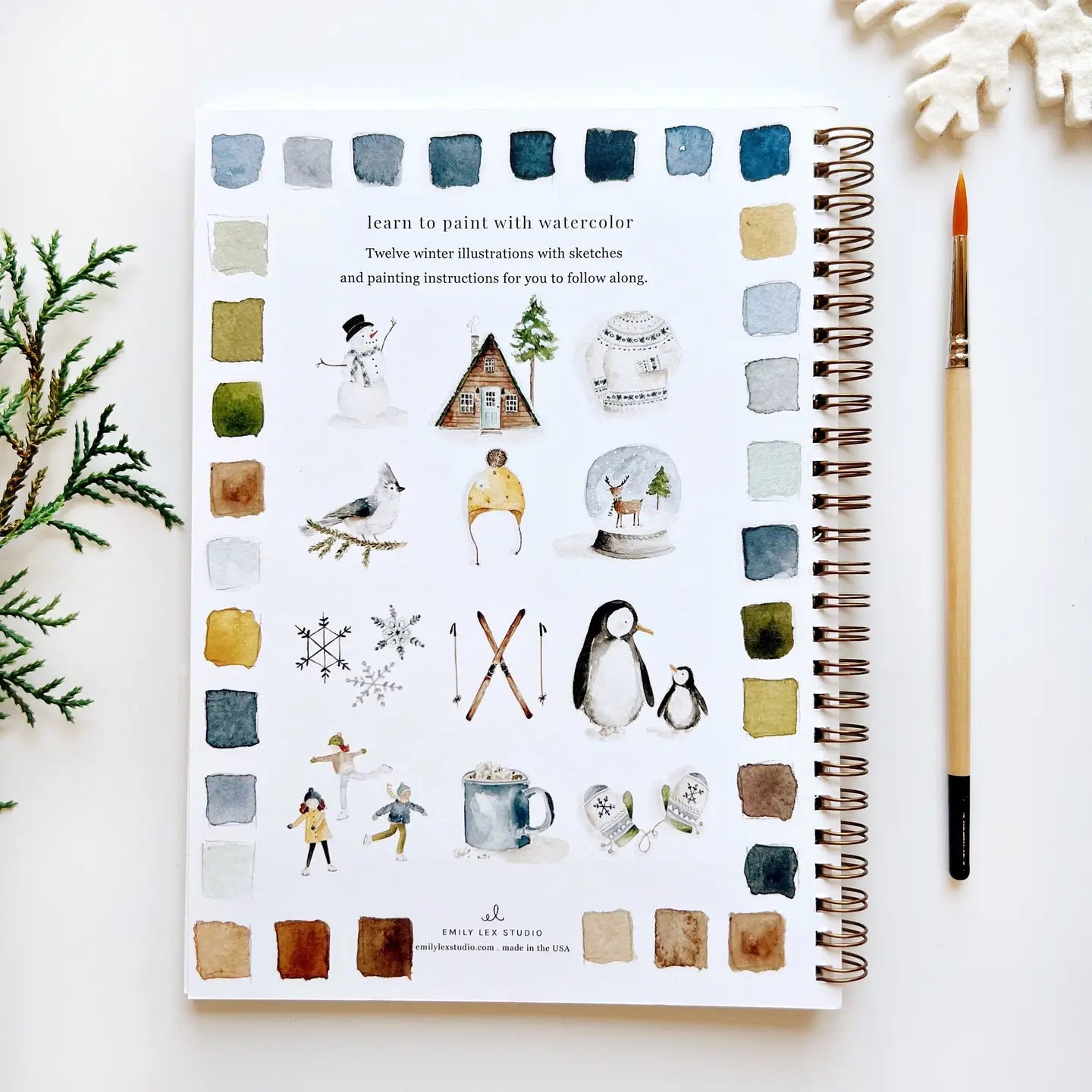 Emily Lex Water Colour Books-WINTER