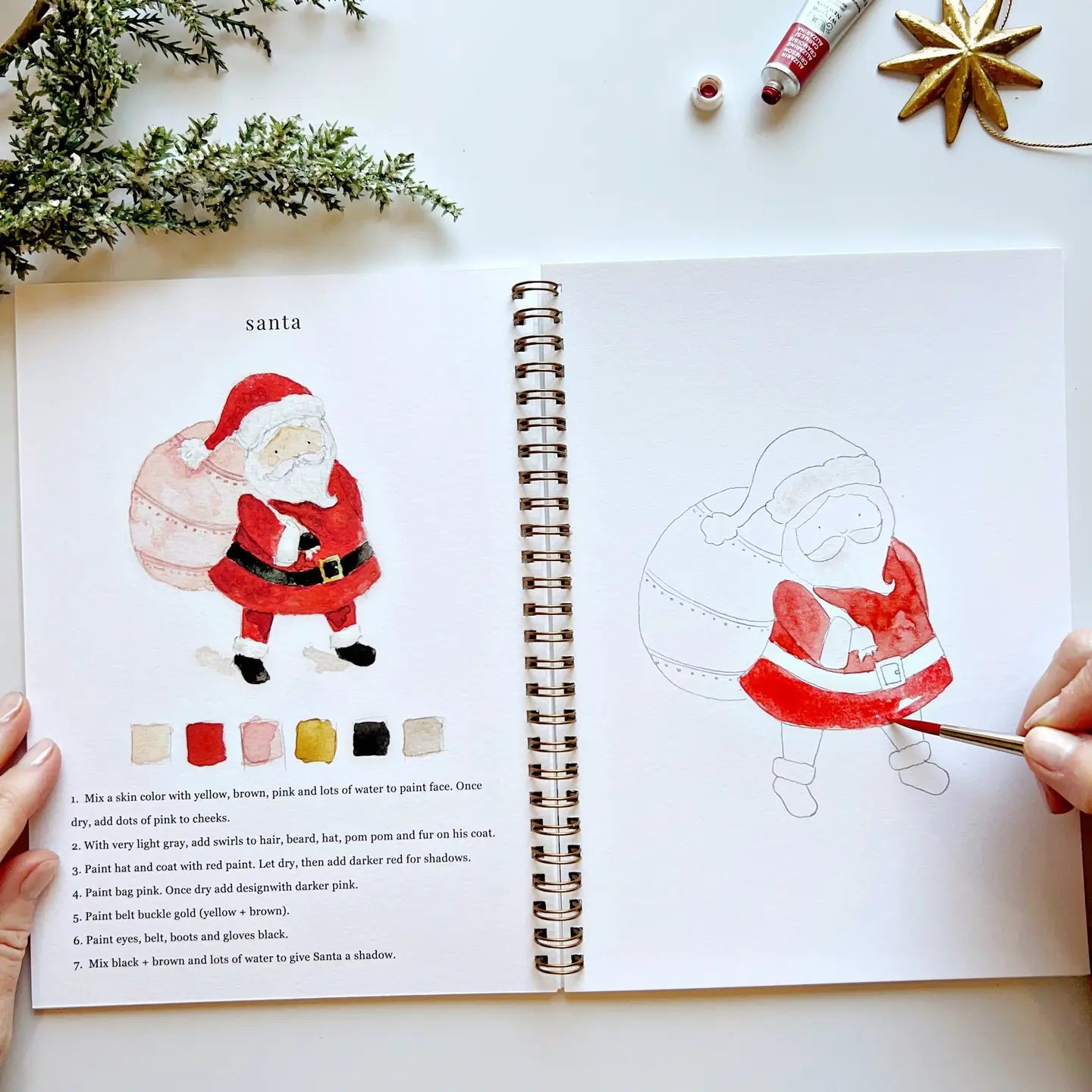 Emily Lex Water Colour Books-CHRISTMAS