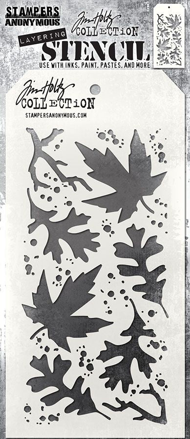 Tim Holtz Layered Stencil 4.125"X8.5" -AUTUMN
