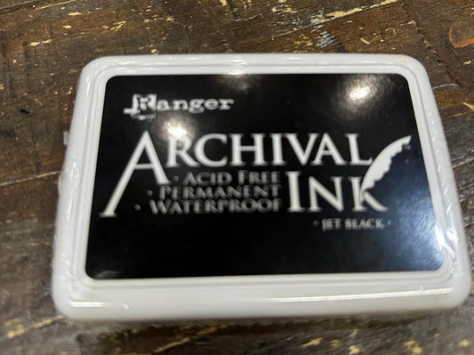 RANGER Archival Ink Pad, JET BLACK