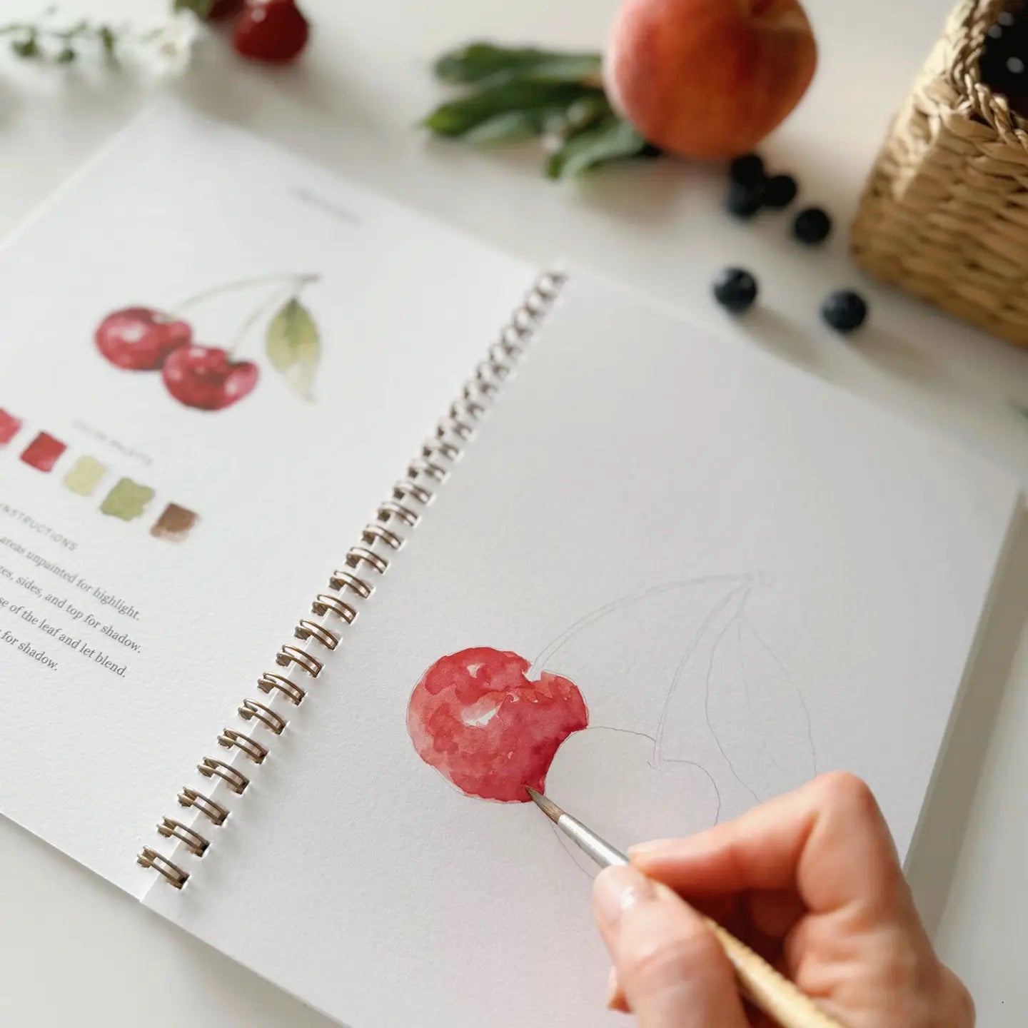Emily Lex Water Colour Books-FRUIT