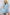 V-Neck 100%Tencel Chambray Tiered Dress VD81038A: Light Denim / M