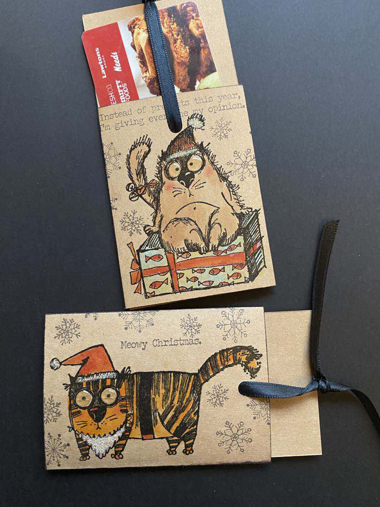 Christmas Gift Tag Set-(12 tags & 2 gift card holders)-SUNDAY,november 24---NOON