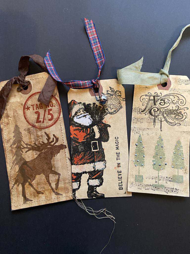 Christmas Gift Tag Set-(12 tags & 2 gift card holders)-SUNDAY,november 24---NOON