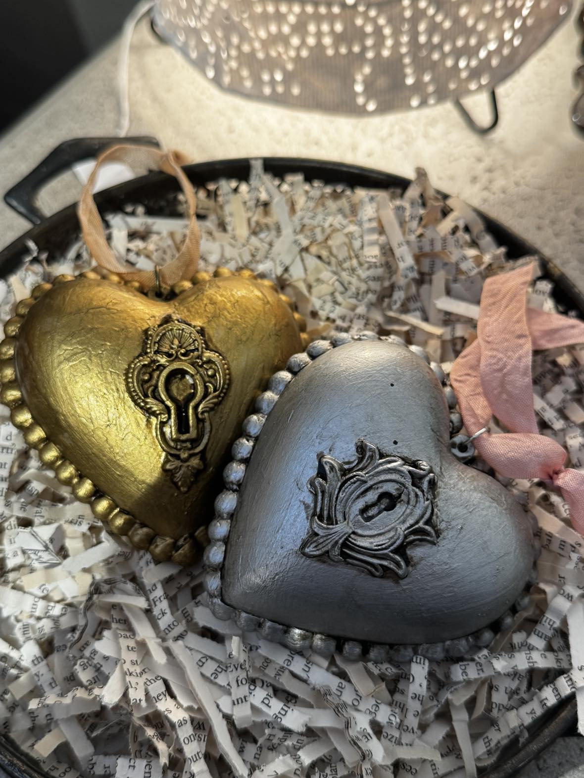 Two Hearts (IOD Clay & Moulds)--SUNDAY,  February 2nd---NOON -