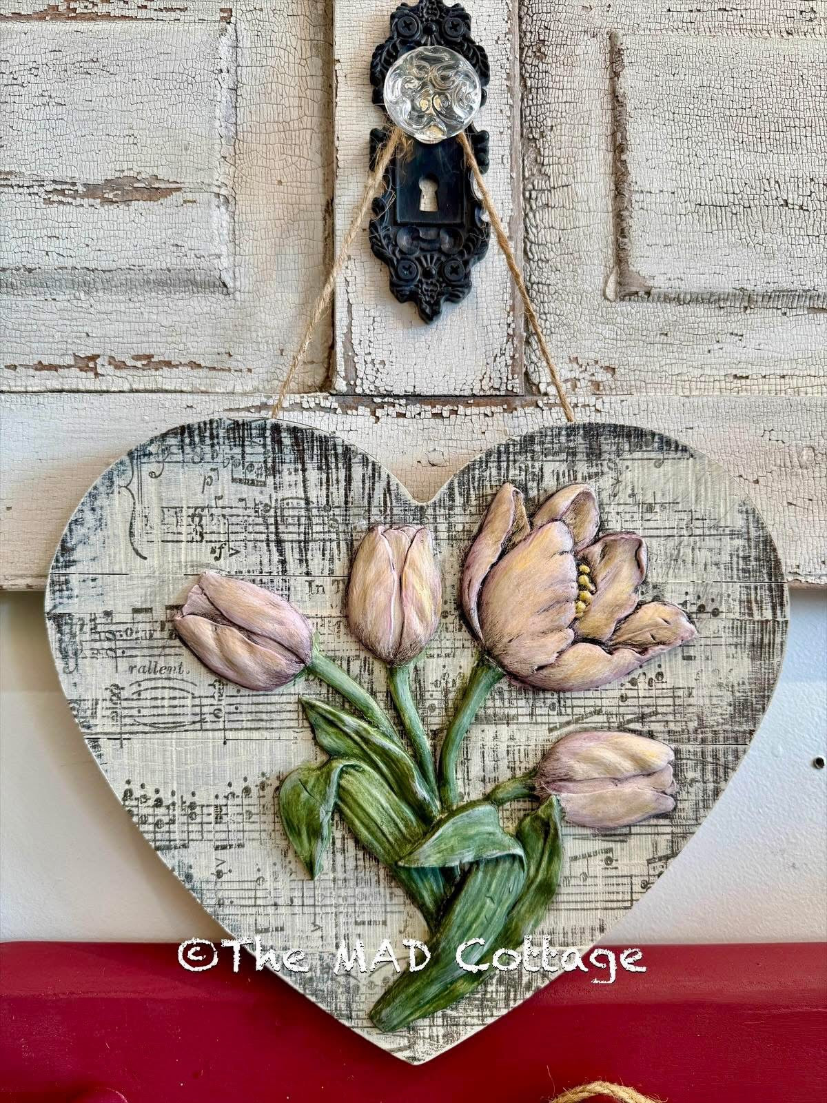 Tulips IOD Decor Mould (6″x10″)