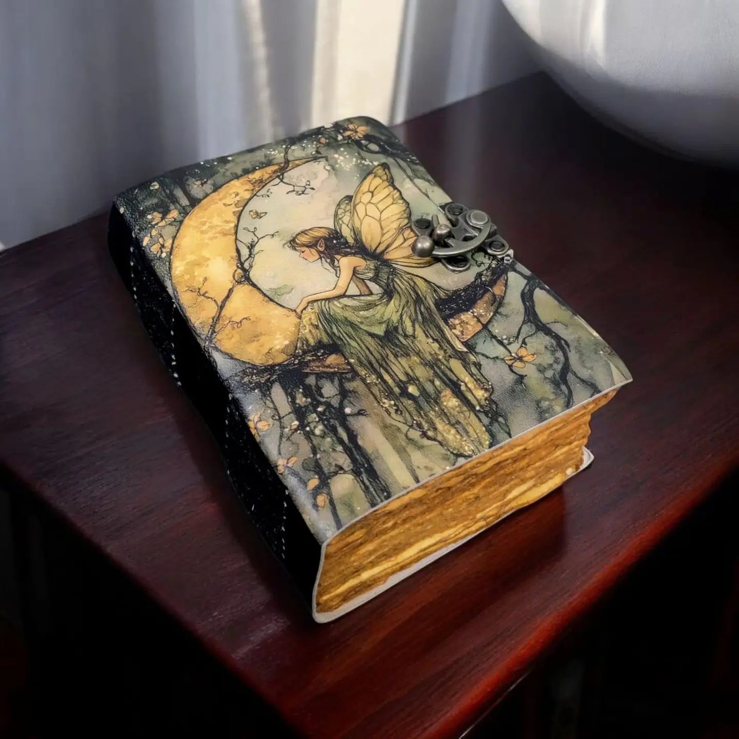 Fairy Handmade Leather Journal Vintage Diary Rustic Grimoire