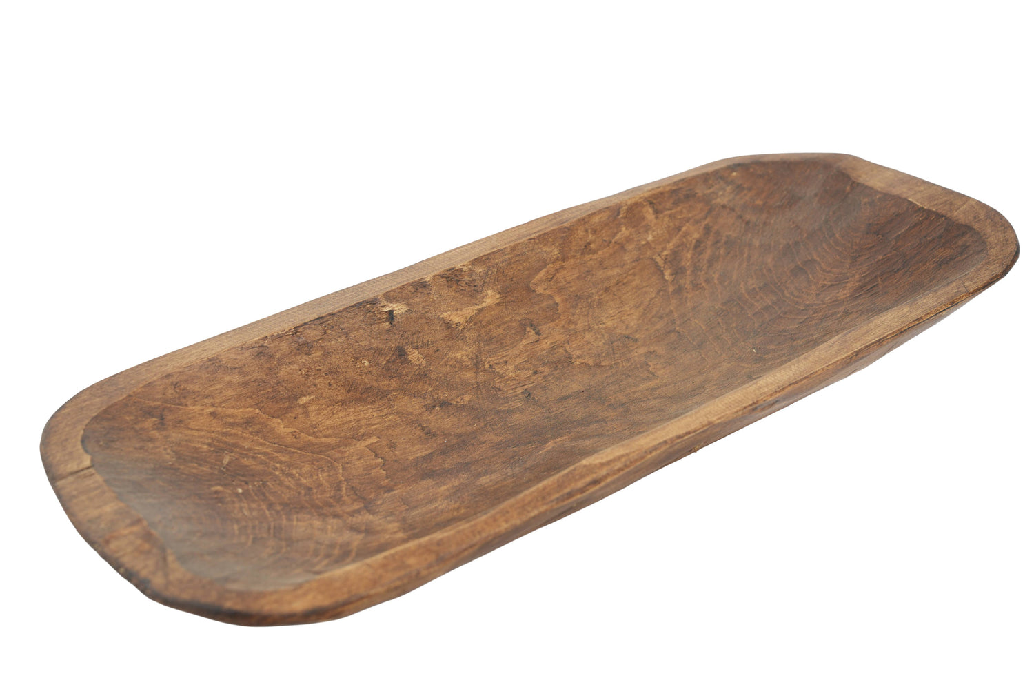 Santa Fe Dough Bowl-Home Decor-7-8W x 17-20L in-Waxed Tone