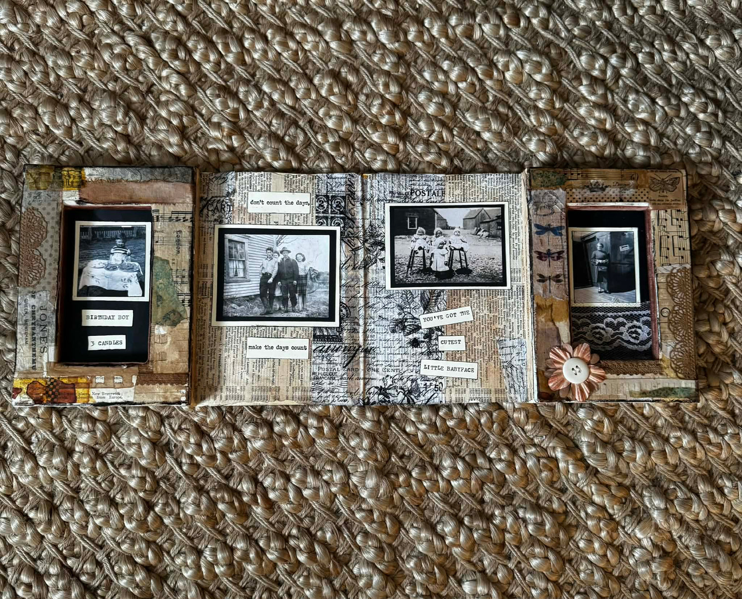 Workshop-Mixed Media Concertina Style Book--MARCH 29 @ 11AM (Read details in description)