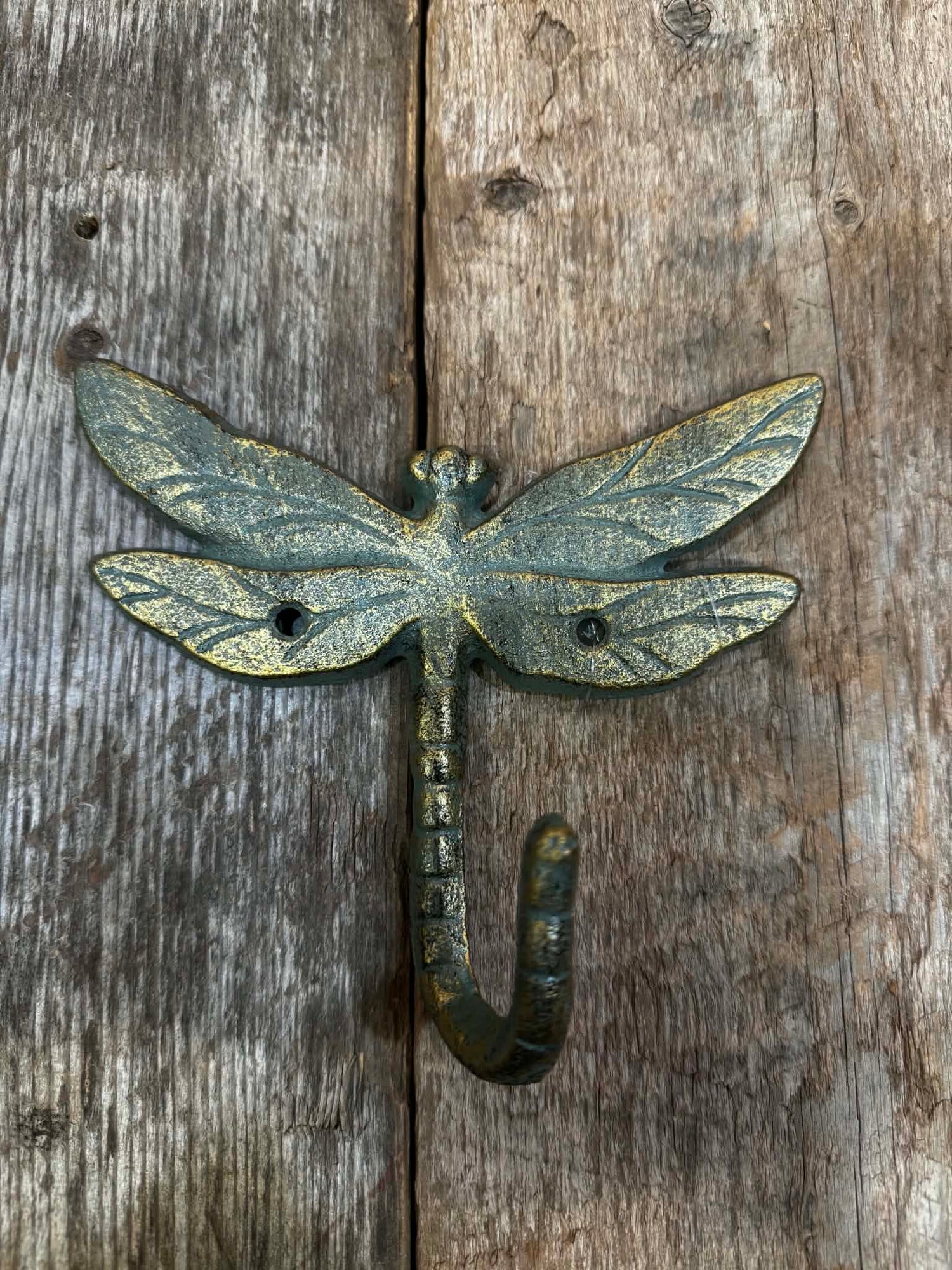 #34  DRAGONFLY HOOK-VERDIGRIS LOOK