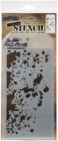 Tim Holtz Layered Stencil 4.125"X8.5"-GRIME