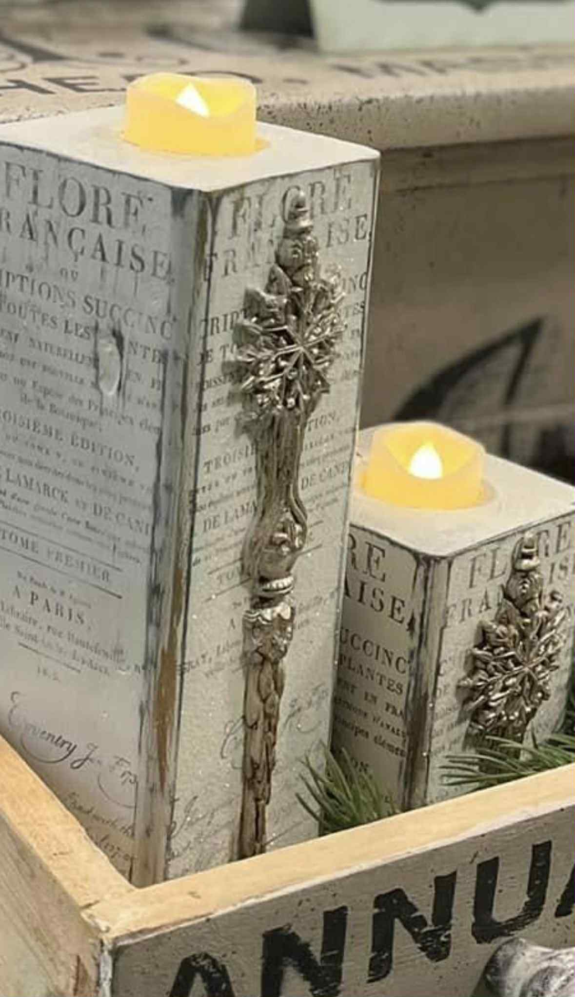 Workshop-Set of 3 Candle Pillars--DEC 7 @ NOON (Read details in description)