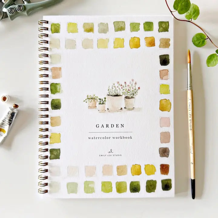 Emily Lex Water Colour Books-GARDEN