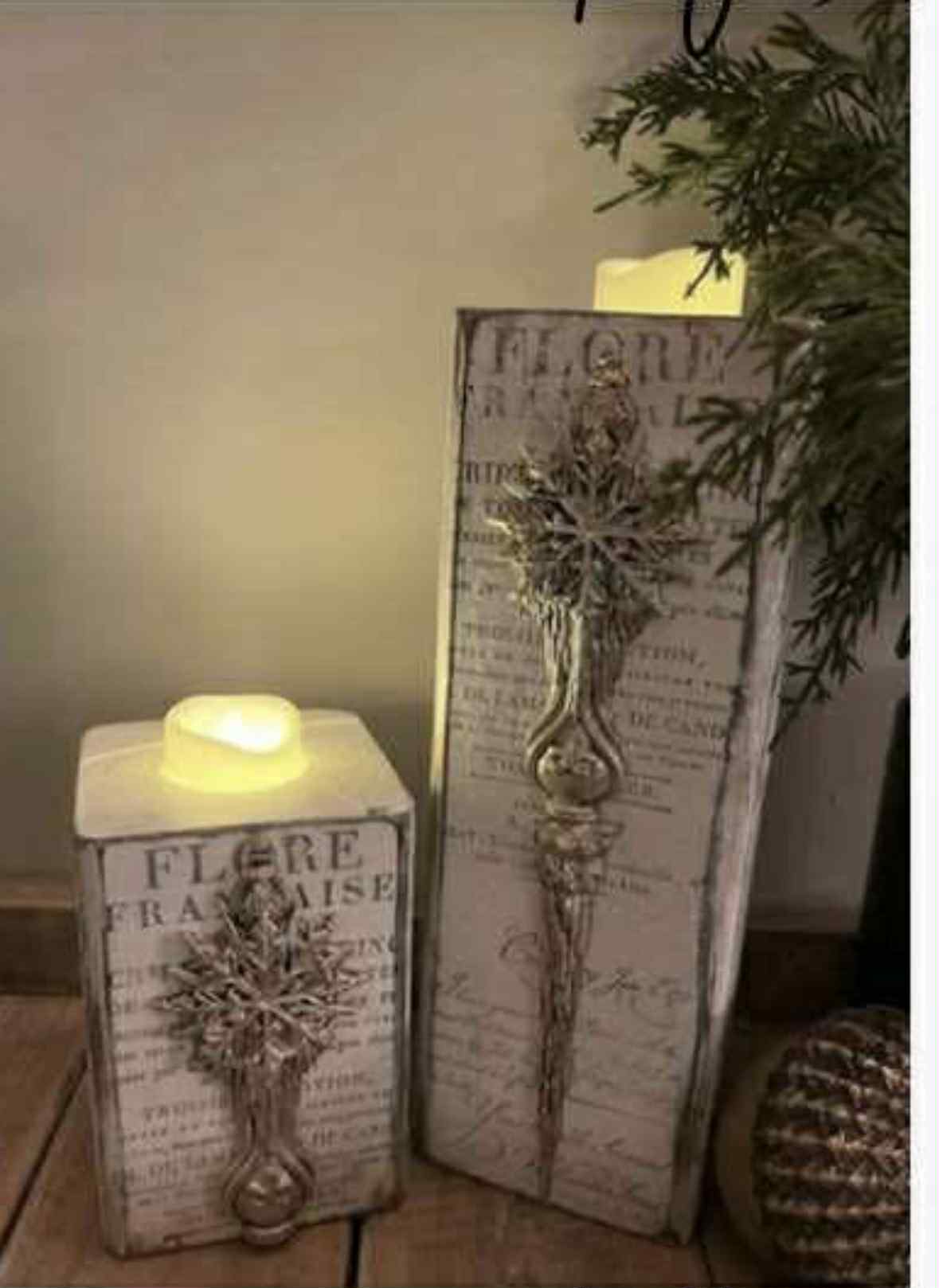 Workshop-Set of 3 Candle Pillars--DEC 7 @ NOON (Read details in description)