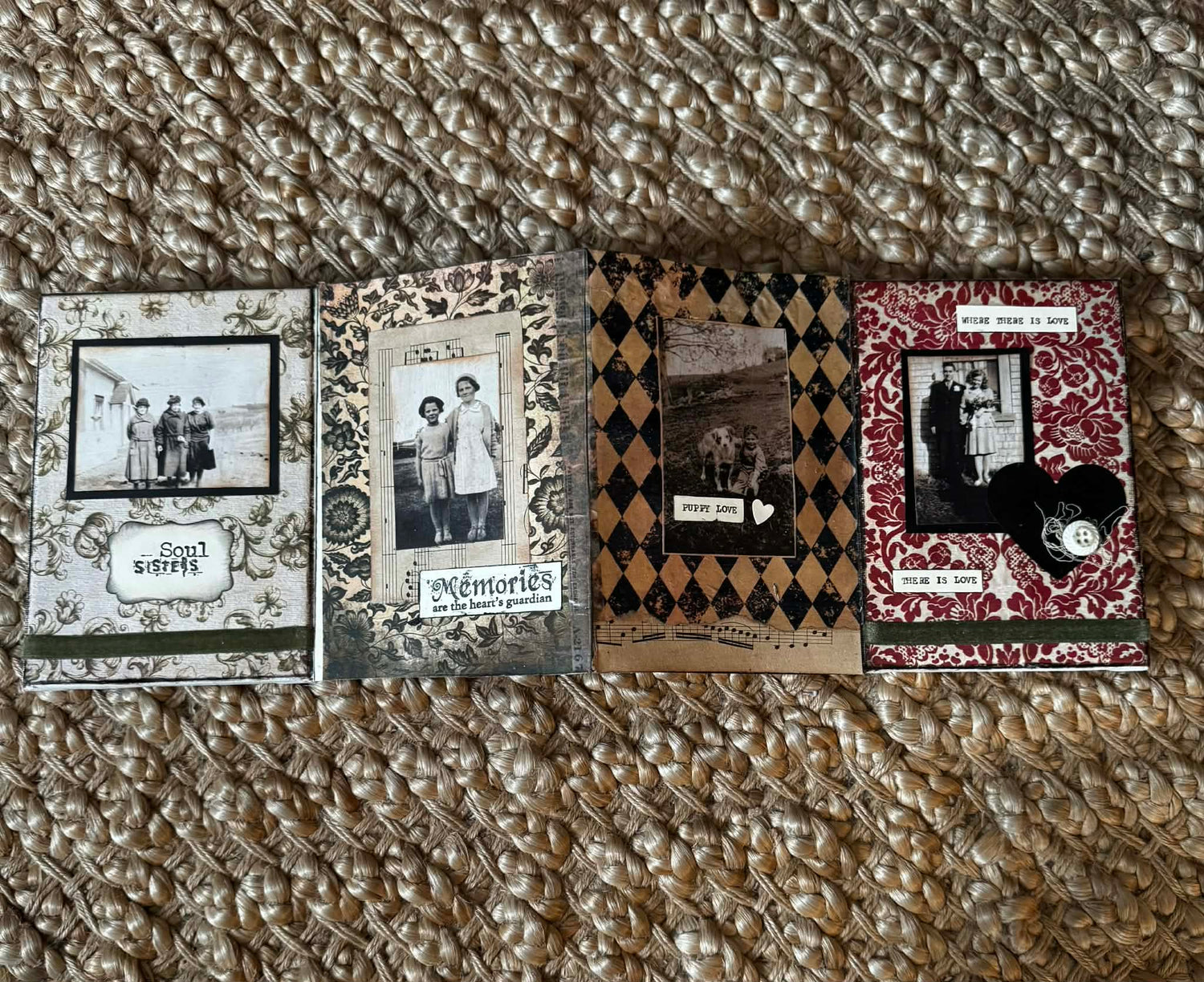 Workshop-Mixed Media Concertina Style Book--MARCH 29 @ 11AM (Read details in description)