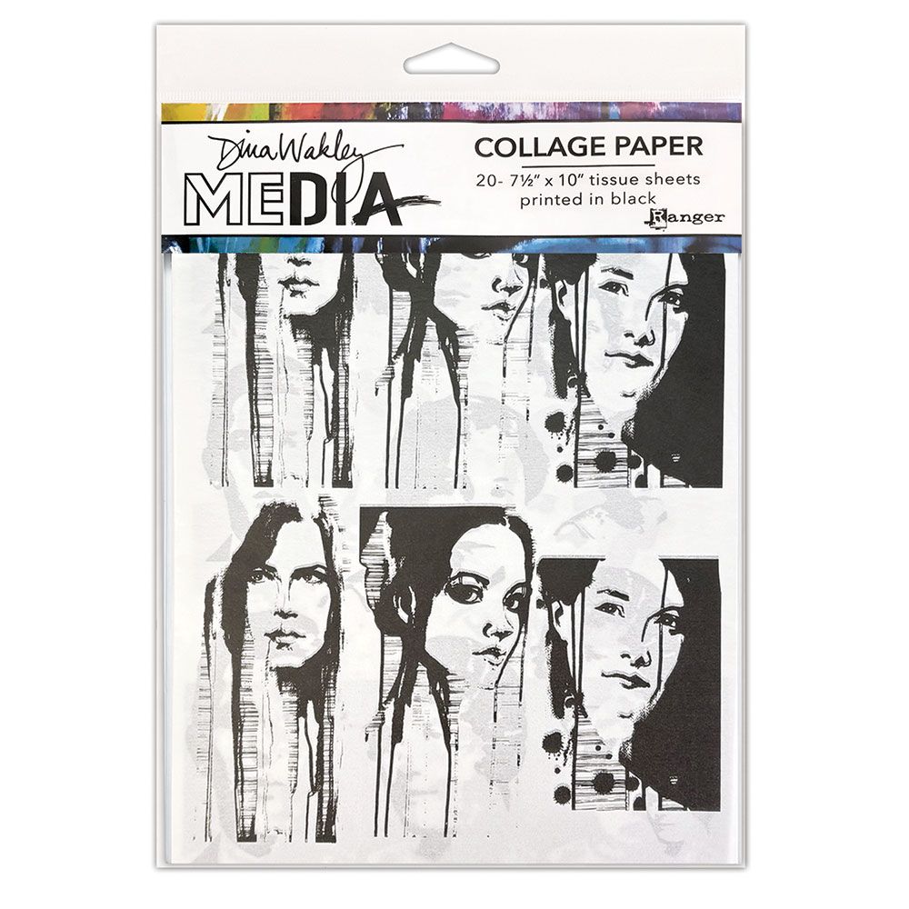Dina Wakley MEdia Collage Paper-PHOTO TRANSFERS
