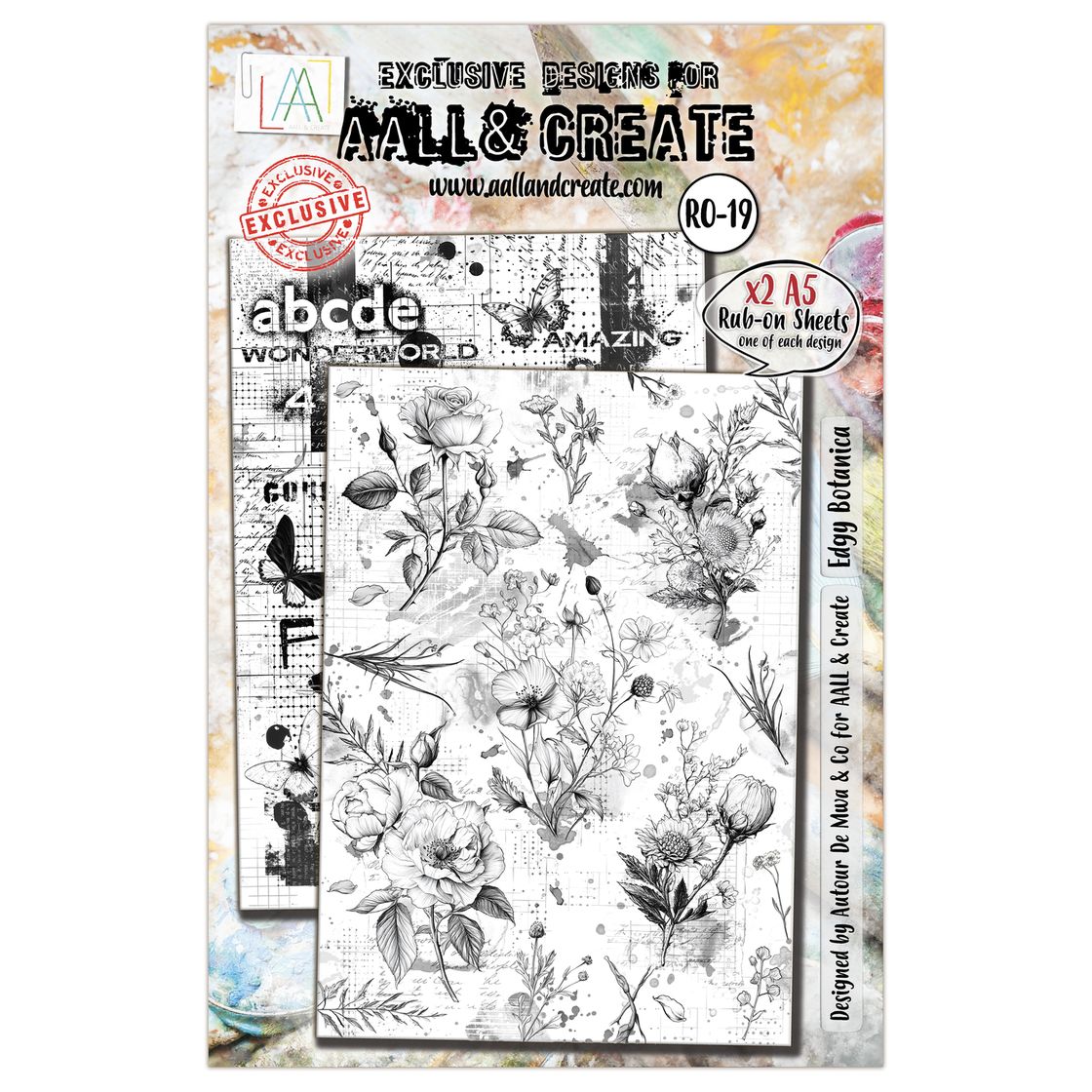 AALL & CREATE #RO-19 A5 Rub-Ons
