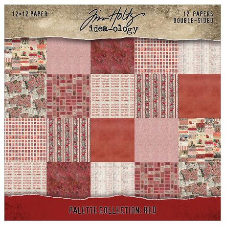 Idea-ology Double- Sided Cardstock 8" X 8"-12 PK RED