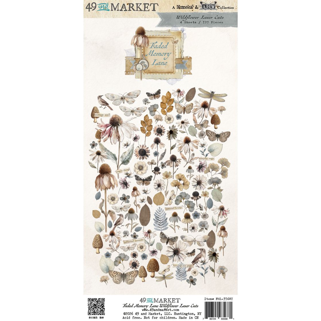Faded Memory Lane Collection Laser Cut Outs-49 and Market