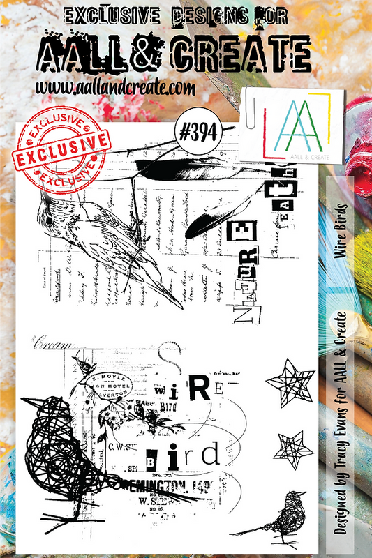 AAL & CREATE-STAMP - A5 Stamp Set #394