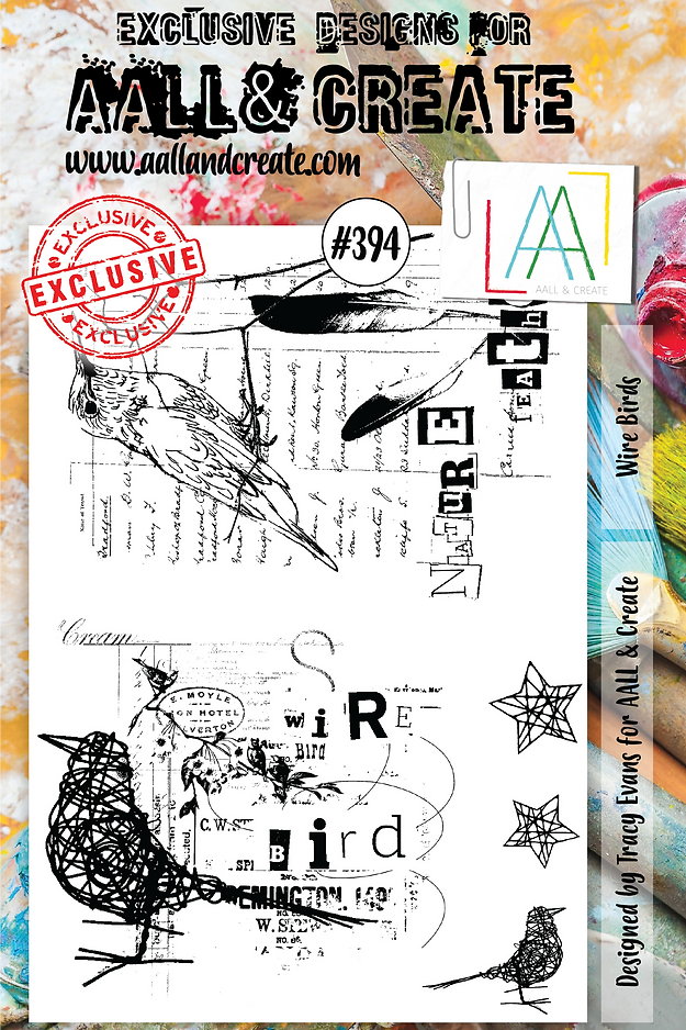 AAL & CREATE-STAMP - A5 Stamp Set #394