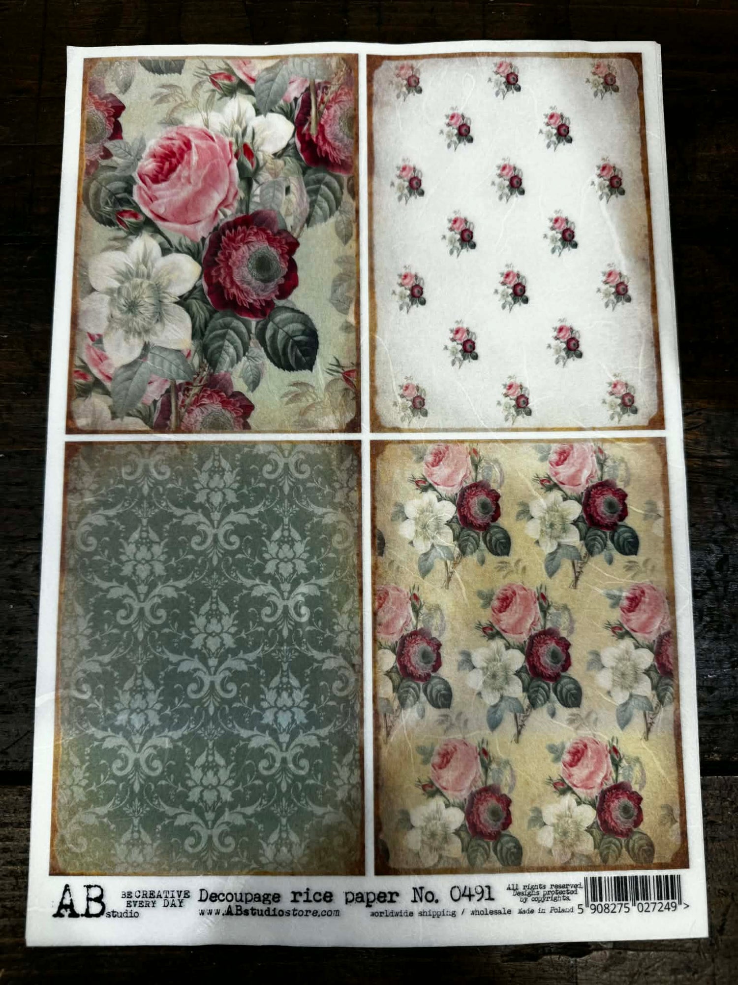 FLORAL WALLPAPER 0491