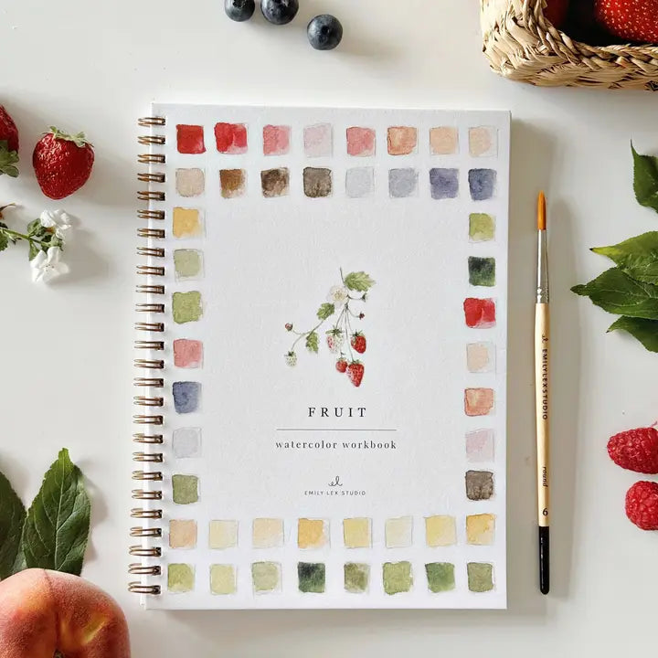 Emily Lex Water Colour Books-FRUIT