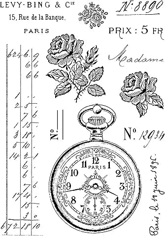 Clear Stamp Set Timeless Roses, Transparent