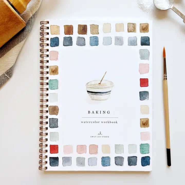Emily Lex Water Colour Books-BAKING