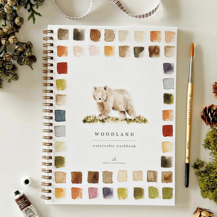 Emily Lex Water Colour Books-WOODLAND