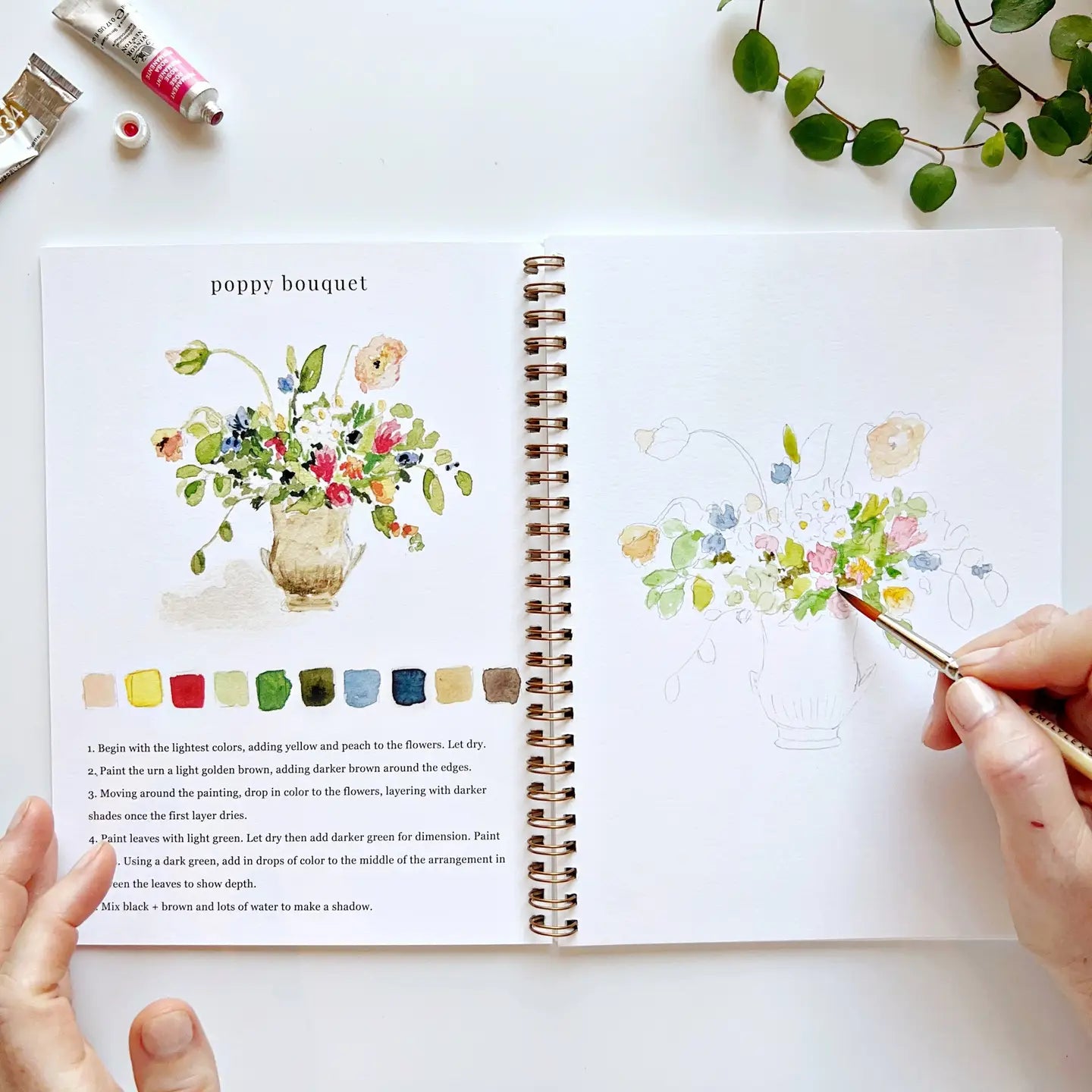 Emily Lex Water Colour Books-BOUQUETS