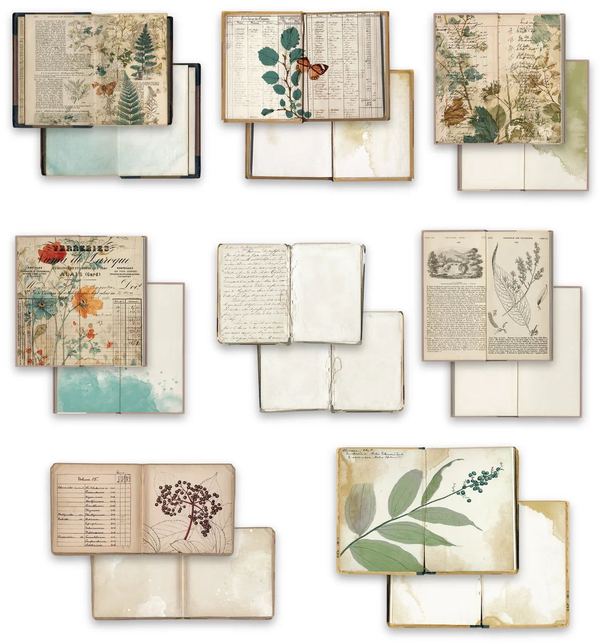 Arden Creative Studio Amber Ledgers Journalmakers Ephemera Pack